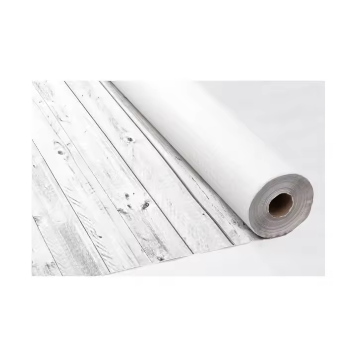 Rollo mantel papel blanco 1,2x100 Decorado Madera - 1