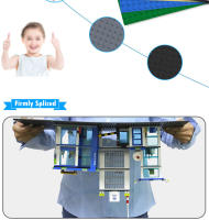 Placa De Base De Bloques Constructivos Para Niños Accesorios De Ladrillo Clásico Plástico ABS Compatible Con Lego Baseplate De 32*32 16X32 16X16 Con Puntos - details 12
