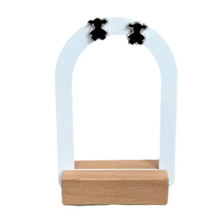 Everlyx - Pendientes Osito Negro - Antialérgico - Mujer - 1