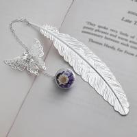 Marcador de plumas de metal, regalo perfecto para el día de la madre, cumpleaños de mujeres y reconocimiento de maestros, accesorio literario elegante y ayuda de lectura elegante - details 1