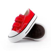 ANDY-Z AN1007 Rojo Zapatillas De Lona  con velcro  con puntera de goma - details 2