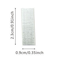 4000pcs Tachuelas De Metal 9mm Para Escuela Y Oficina Suministros De Encuadernación Herramienta De Fijación Documental Plata - details 0