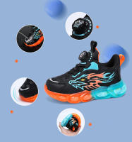Zapatos De Niños Casuales Para Hombres Zapatillas Confortables Plataforma Deportivas Para Escuela Y Baloncesto Material Superior De Cuero PU - details 1