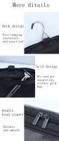 Bolsa De Viaje Para Hombres Y Mujeres Organizador De Maquillaje Y Cosméticos PU Impermeable Con Almacenamiento Portátil Y Colgante - details 10