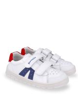 Deportivas de piel Barefoot respetuosas de Garvalín para niño color blanco mod. 252507-A057 - details 0