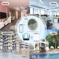 Termómetro Inteligente Tuya ZigBee Para El Hogar Con Sensor De Temperatura Y Humedad Y Pantalla LCD Control Por APP Y Voz Alexa Google Home - details 3