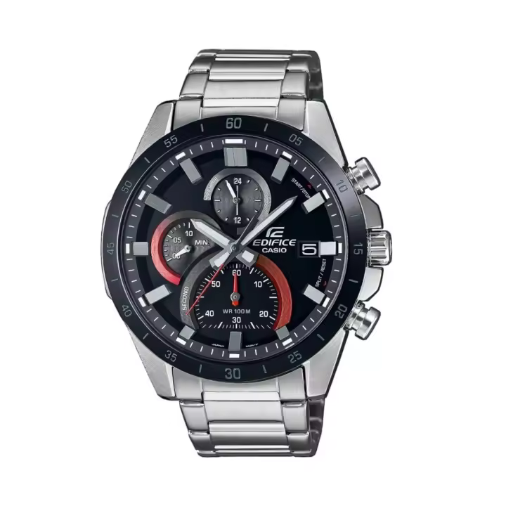 Reloj Casio Edifice hombre EFR-571DB-1A1VUEF acero inoxidable bisel acabado IP negro - 1