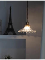Lámpara Colgante De Vidrio Moderna Para Dormitorio Cocina Comedor Iluminación Nordic Café Bar Lámpara LED Flor Sin Bombillas Incluidas - details 10