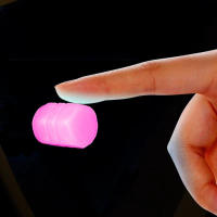 20Pcs Tapas De Válvula De Neumático Luminosas Mini Para Coche Y Motocicleta Cubierta De Válvula Colorida Iluminada Accesorios De Auto Decoración De Rueda Y Eje - details 2