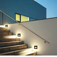 Lámpara De Pared LED Para Escaleras Iluminación Nocturna Interior Y Exterior Decorativa Lámpara De Pasillo Material De Aluminio - details 5