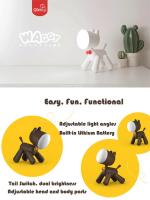 Lámpara De Noche LED En Forma De Dibujo Animado Extraña Para Dormitorio Con Luz De Lectura Lámpara De Sueño Creativa Para Niños Regalos De Vacaciones - details 2