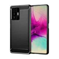Ociodual Funda Protectora Negra para Poco X4 GT, Carcasa de Proteccion Efecto fibra de carbono, Proteccion para la Camara Trasera, Flexible en Silicona Gel - details 1