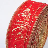 Cinta De Seda Para Navidad 2M X 63mm Organza Natural Para Manualidades Regalos Bodas Artesanía Decoración Ropa Y Vestimenta - details 5