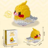 Mini Bloques De Construcción 3D Serie Pájaro Bonito Modelo De Perro Pollo En Ladrillos Juguete Decorativo Para Mesa Regalos Para Niños - details 14