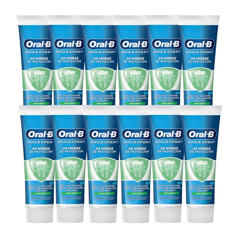 Oral-B Pro-Expert Aliento Fresco Pasta Dentífrica 12x75 ml