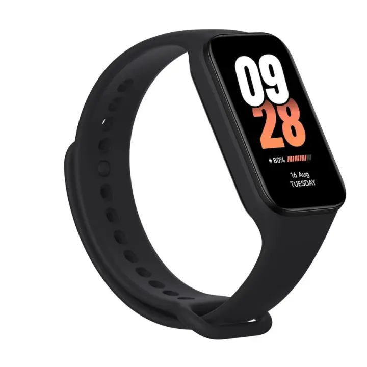 Pulsera de actividad - Xiaomi Band 8 Active, Bluetooth, Monitorización cardiaca y sueño, 14 días de batería, Negro o Rosa - 1