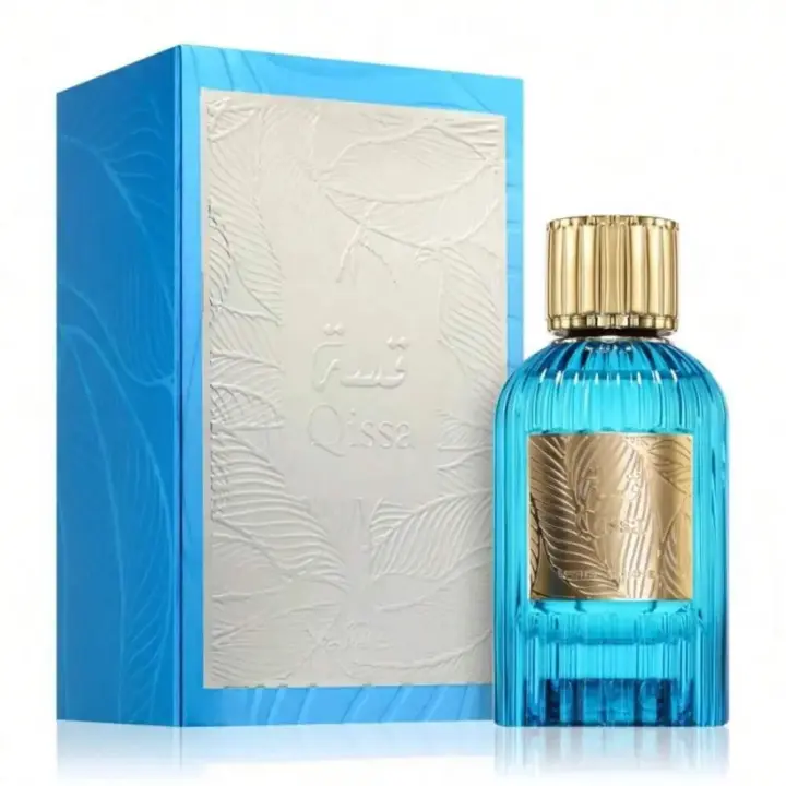 Qissa Blue Paris Corner Perfume Árabe Exclusivo para Hombre | Qissa Pink by Paris Corner 100ml – Perfume Árabe de Lujo para Mujer Aroma Fresco y Elegante | Larga Estela y Proyección | - 1