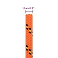 vidaXL Cuerda de barco polipropileno naranja 18 mm 25 m - details 5