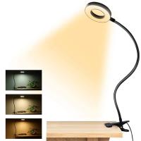 Lámpara De Lectura USB LED Con Protección Ocular Regulable 3 Niveles De Luz Caliente Y Fría Para Lectura Nocturna Moderno Estilo - details 0