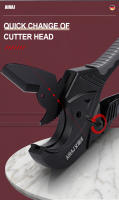 Cortauso AIRAJ 32-75MM Material SK5 Herramientas Manuales Para Tubos PVC PU PP PE Corte De Tubos Con Mango De Goma - details 4