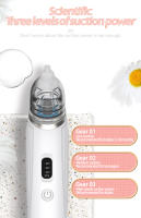 Aspirador nasal eléctrico antireflujo para bebés y niños pequeños limpiador de succión nasal eléctrico limpiador de congestión nasal doméstico blanco - details 2