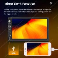 1 din MP5 Player 7inch HD Touch Screen Car Radio 1DIN Auto audio USB BT TF Card For Universal Autoradio Multimedia Player - details 1