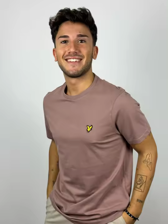 Camiseta Lyle Plain T-Shirt Pink - 1