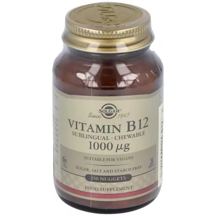 Solgar Vitamina B12 Cianocobalamina 1000Mcg Sublingual 250Comp - 1