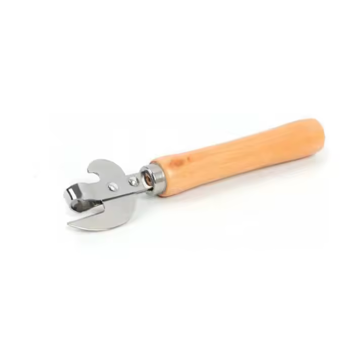 Abrepuertas Multifuncional De Acero Inoxidable Con Mango De Madera Adecuado Para Latas De Leche Evaporada Destornilladores Botellas De Cerveza Y Otras Latas - 1