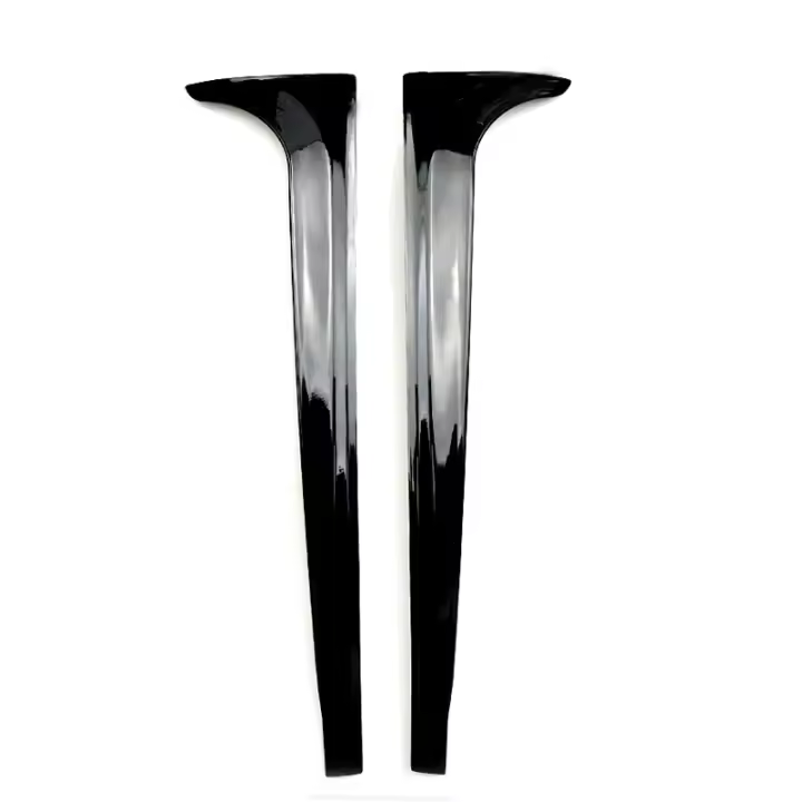 Spoiler Lateral Trasero Para VW Polo MK6 2018-2020 Cubierta De Difusor De Ventana Negra Brillante Accesorios De Automóvil ABS Plástico - 1