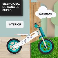 BUDDY BABY Bike - Bicicleta sin Pedales Montessori, Ligera y con Asiento Ajustable y Timbre, Bicicleta 2 Ruedas, Bicicletas niños, Hecha de Madera, Práctica, Moto bebé - details 0