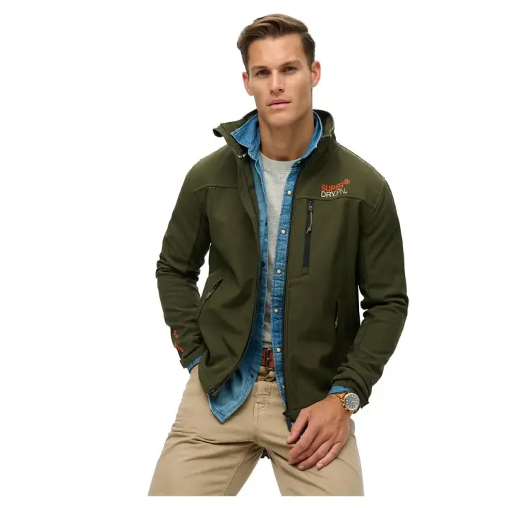 Superdry Chaqueta Softshell Trekker Track Verde - 1
