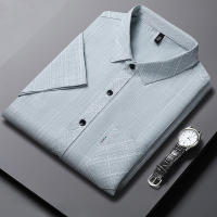 Camisa De Verano Para Hombre Casual Con Mangas Cortas Y Estampado Resistente a Arrugas Cómoda Versátil Para Todas Las Estaciones - details 6