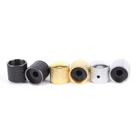 Juego De 4 Piezas De Control De Volumen Y Timbre En Metal Plateado Oro Negro Para Guitarra Eléctrica Y Bajo Dome Knobs - details 13