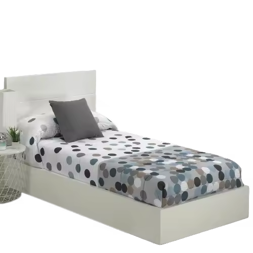 Edredón ajustable VILMA cama 90 - color gris, de Lanovenanube - 1