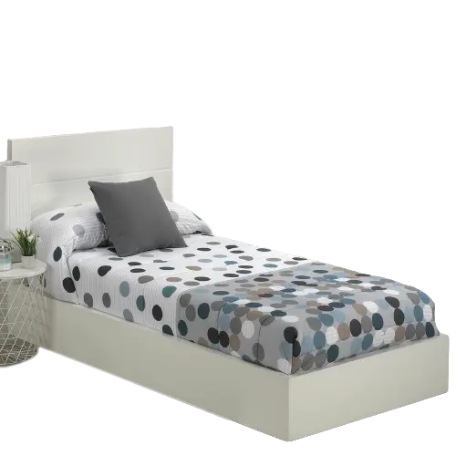 Lanovenanube - Edredón ajustable VILMA cama 90 - color gris - 1