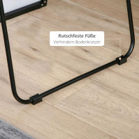 Espejo vertical de cuerpo completo con soporte y Marco de Aluminio para dormitorio y pasillo. - details 3
