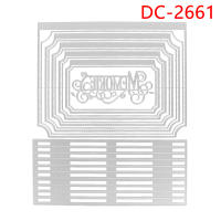 Caja De Regalo 3D Plegable Con Borde De Artesanía Y Marco Herramientas De Corte Metálico Para Scrapbooking Decorativo Y Encaje Manual - details 26