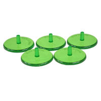 Marcadores de Posición de Golf Duraderos y Brillantes 100pcs Accesorios de Juego Planos Redondos para Diversiones de Golf y Béisbol - details 0