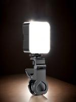 1pc Luz De Rellenado Portátil Mini Clip-en Selfie Anillo Luz Color Blanco Y Negro Tamaño Compacto Para Fotografía Y Vídeos - details 1