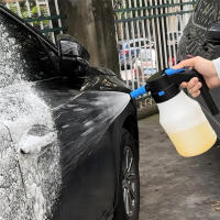 Botella De Espuma De Nieve Con Bomba Portátil Recargable Sin Cable Tipo-C Alta Presión Para Limpieza Automóvil Herramienta Eléctrica - details 3