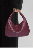 2025 Nuevo Bolso de Mujer-Bolso Hobo Textil hand de cuero Vegan-Bolso grande para axilas - details 4