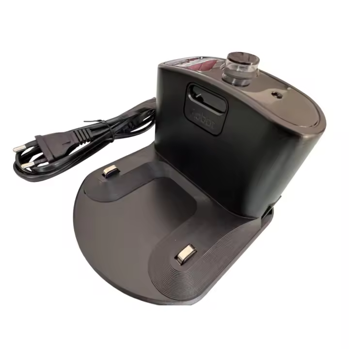 Premium Estación Base de Carga para Roomba iRobot series E5, E6, E7, I1, i1+, I3, I3+, I4, I4+, I5, I5+ I6, I6+, I7, I7+, I8, I8+,  J5,, J5+, J7, J7+, J9 , J9+ – Incluye el cable de alimentación - 1