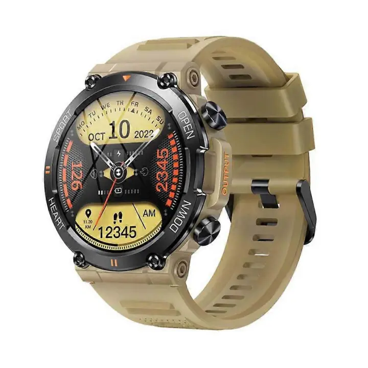 K56PRO Resistant Rhythm Cardíaco Fitness Tracker Reloj inteligente Militar para Hombres (respuesta/HACER Llamada) - 1