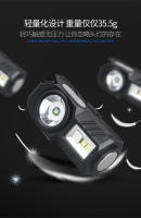 Nuevo faro con sensor, carga USB, luz nocturna para pesca y carrera, gorra con clip, para la cabeza, faro LED de cuatro fuentes de luz de doble propósito - details 16