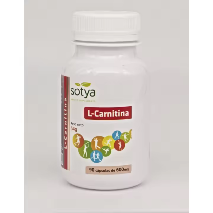Sotya L-Carnitina 500mg 90 Cápsulas - Complemento Alimenticio Natural para Proteger y Estimular la Masa Muscular - 1