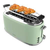 Tostadora 2 ranuras para 4 tostadas Cecotec Toast&Taste 1600 Retro Double Green - details 0
