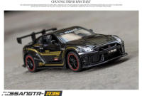Coche De Juguete a Escala 1:32 Con Sonido Y Luz Para Niños Coche De Metal R35 Skyline De Juguete Con Retroceso Para Regalos - details 5