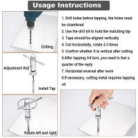Ajustable Agarre De Plata T Con Portarretas Para Taps Herramientas Manuales Conjunto De Llaves Metrás M3-M8 Con 5pcs De Tornillos De Hilo Métrico - details 6