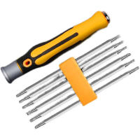 Juego De Destornilladores Magnéticos 12 En 1 Con Cabezas De Forma Cross Flat Shaped Multifuncional Para Mantenimiento Doméstico Herramienta Portátil De Precisión - details 5